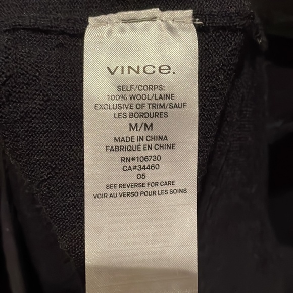 Vince Wool Three Button Pullover - Picture 4 of 6